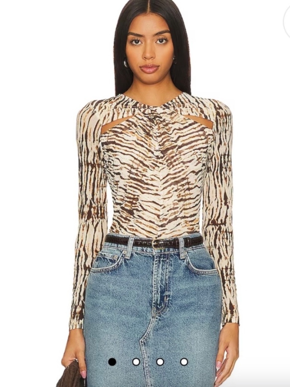 Rails Hana Top in Neutral Ikat Size S